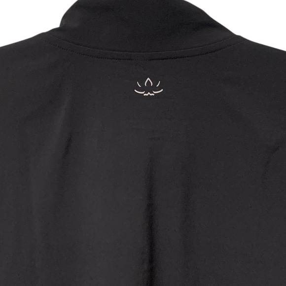 Beyond Yoga Contrast Half Zip Pullover Jacket Black White Women's Large L - Picture 8 of 9